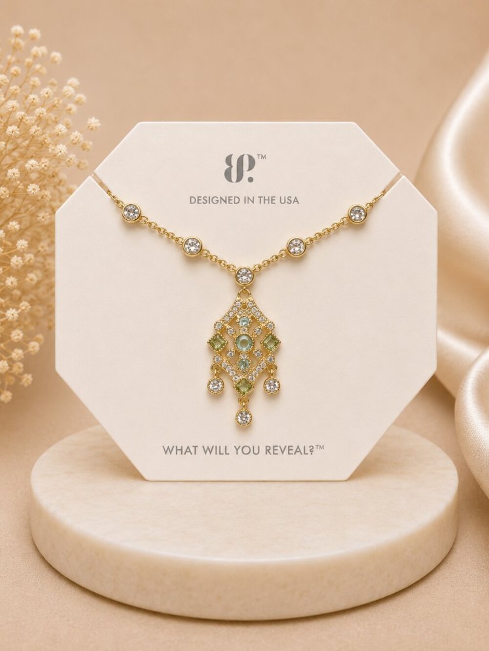 Bomb Party OG  "Gilded Heirloom" NK98857 Paraiba Tourmaline on Gold $122 MSRP